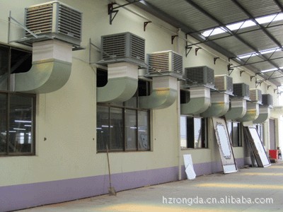  宁波鄞州冷风机维修安装  冷风机延伸风管安装